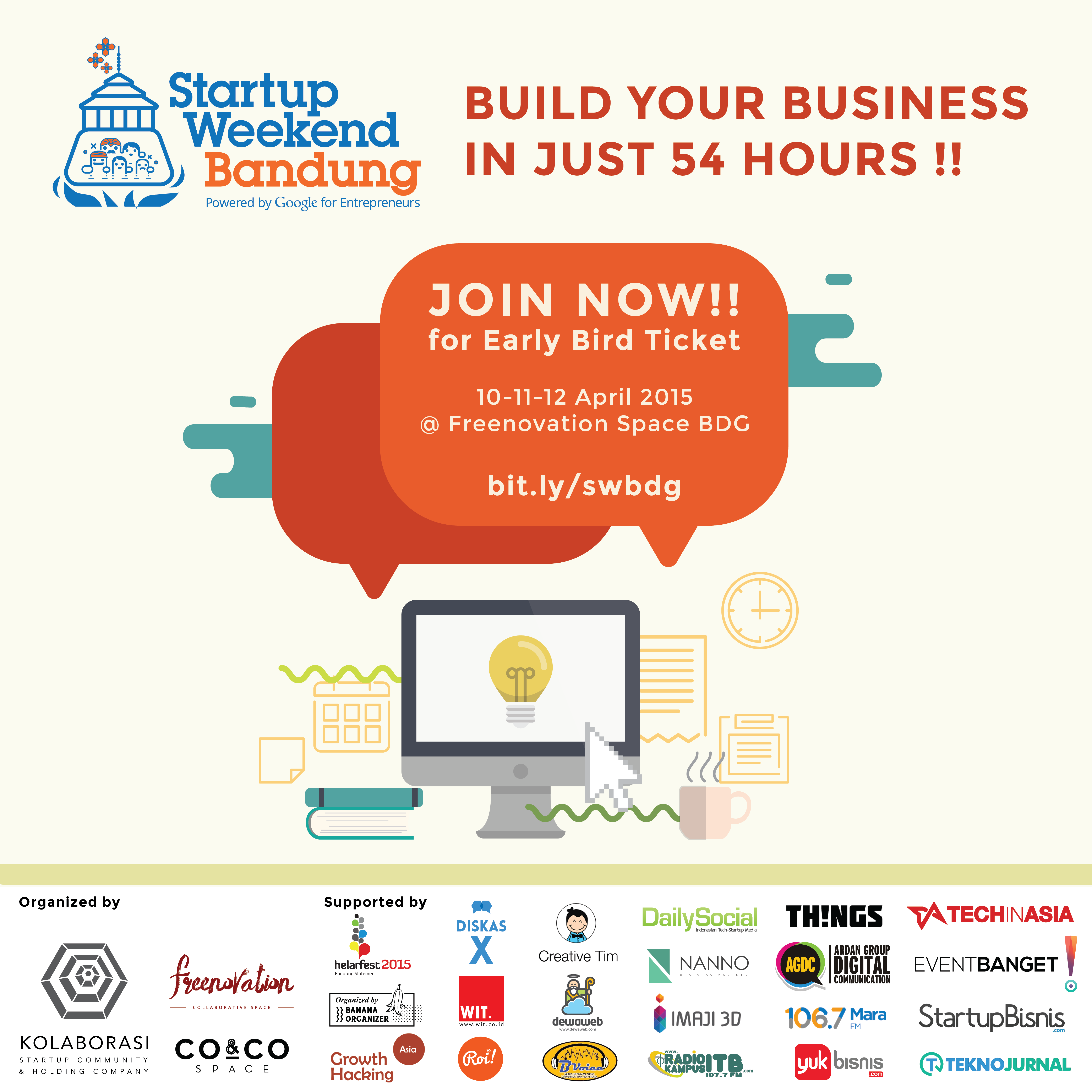 Acara Startup Paling Bergengsi : Startup Weekend Bandung